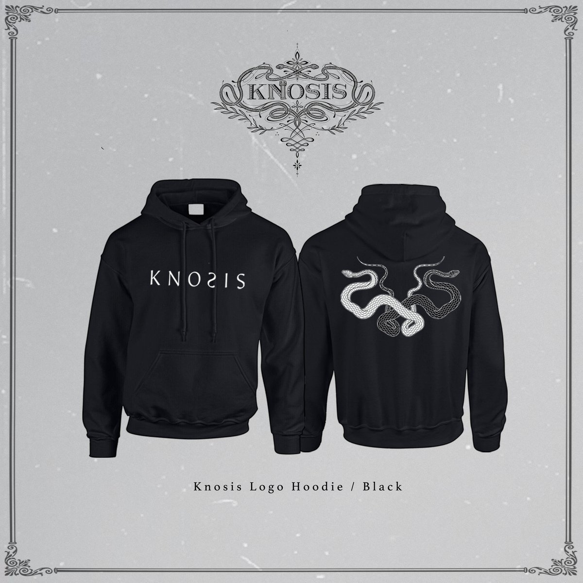 KNOSIS Logo Hoodie パーカー Knosis Logo Hoodie / Black 【XLサイズ】