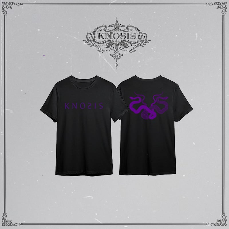 Knosis Logo T-shirt / Black & Purple | Knosis