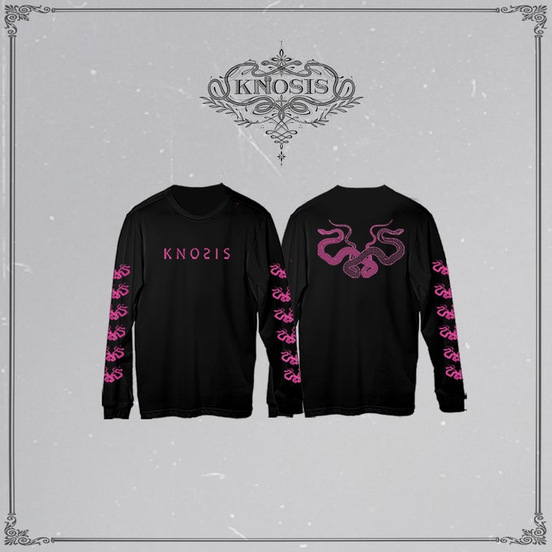 Knosis Logo Longsleeve | Black & Pink | Knosis
