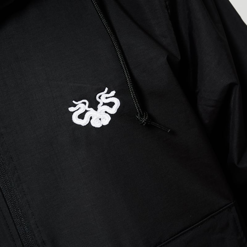 Knosis ポップアップ anorak jacket L ブラック GENKNOSIS POP UP 商品>> KNOSIS LOGO ANORAK JACK