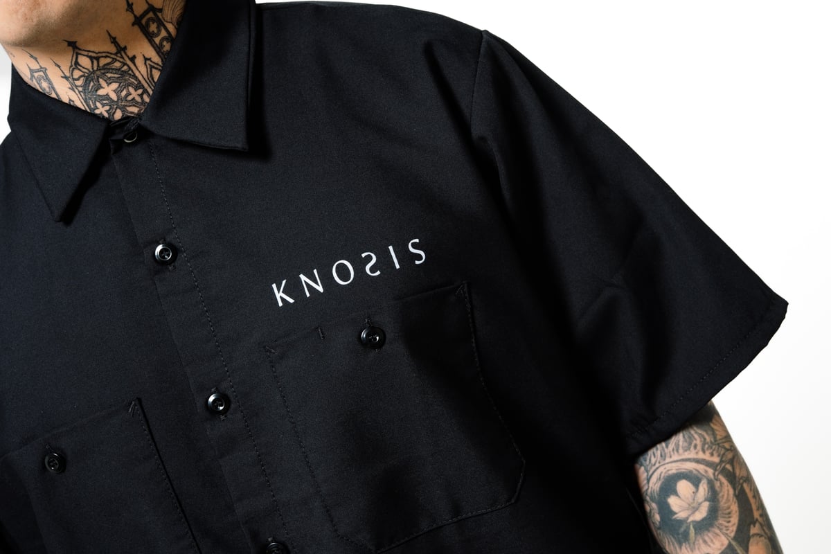 GENKNOSIS POP UP 商品>> KNOSIS LOGO WORKSHIRT /