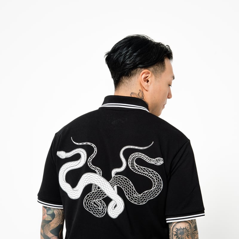 Knosis ポロシャツ XXL GENKNOSIS POP UP 商品>> KNOSIS LOGO POLO SHIRT