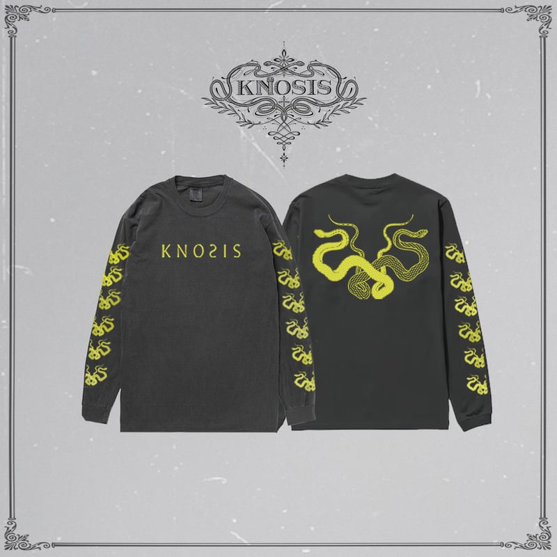 Knosis Logo Longsleeve | Vintage Black & Yellow