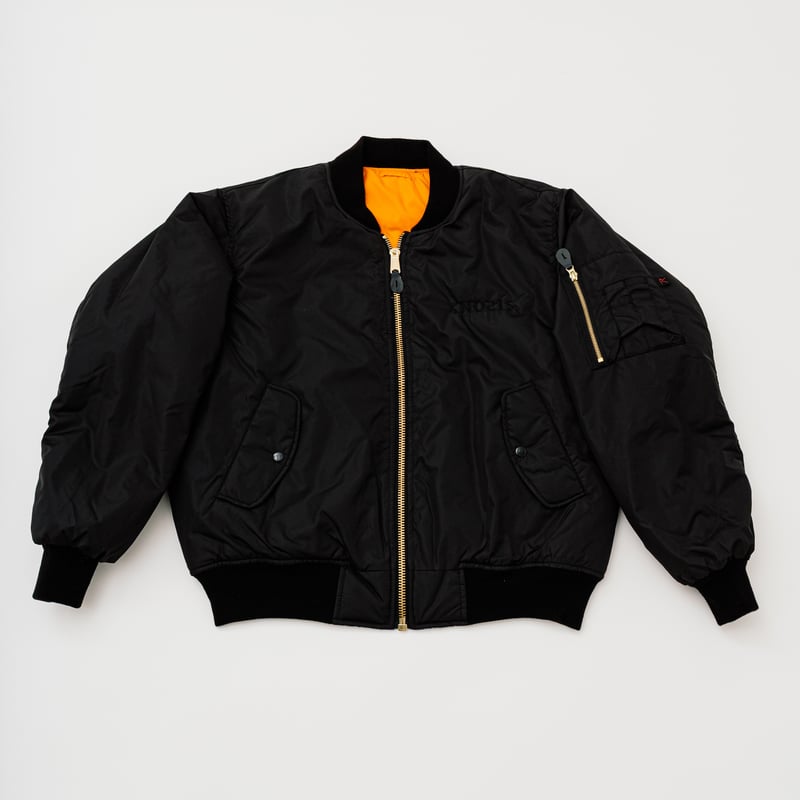 ミュージシャン knosis MA-1 GENKNOSIS POP UP 商品>> KNOSIS LOGO EMBROIDERED