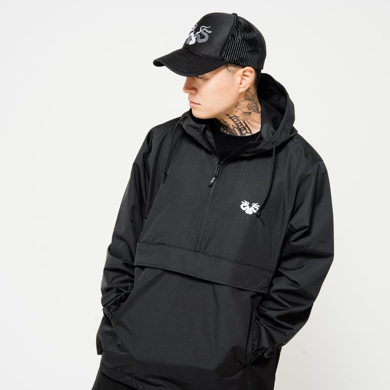 ミュージシャン KING GNU LOGO ANORAK JACKET BLACK KING GNU LOGO ANORAK JACKET BLACK