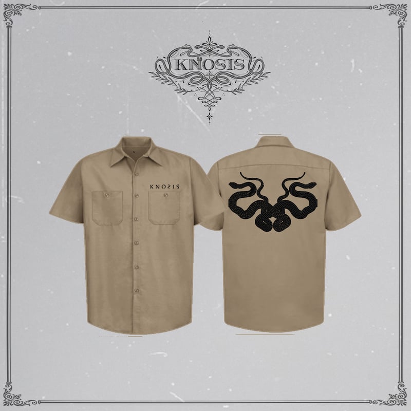 Knosis Logo Work Shirt / Khaki | Knosis
