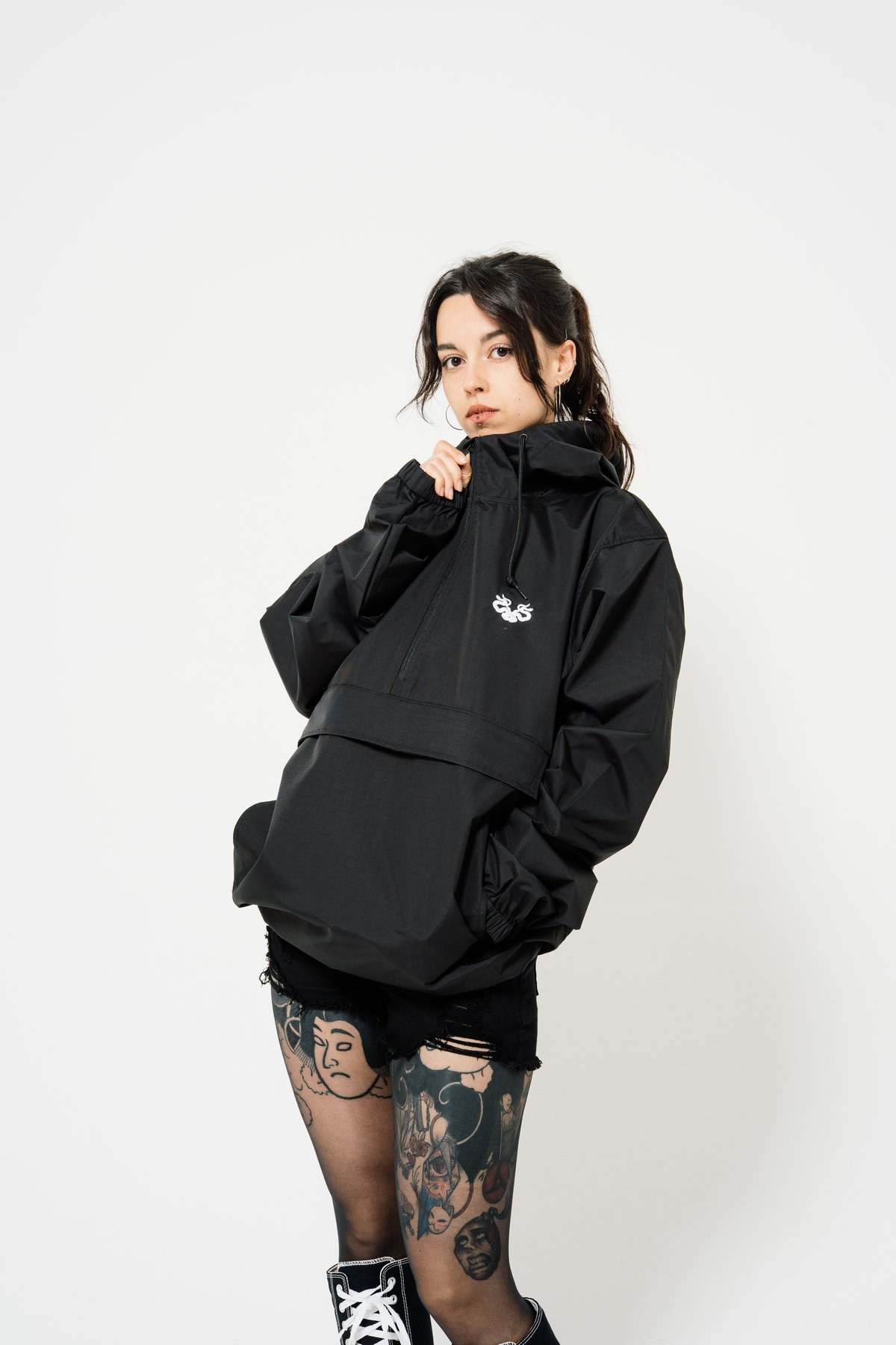 Knosis ポップアップ anorak jacket L ミリタリー GENKNOSIS POP UP 商品>> KNOSIS LOGO ANORAK JACK
