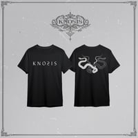 Knosis Ringer T-shirt / Black x Heather Gray |