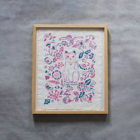 原画作品「ときめきの猫」【中川彩香】