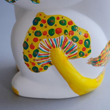 まねき猫作品「花鳥風月の猫」(L)【中川彩香】