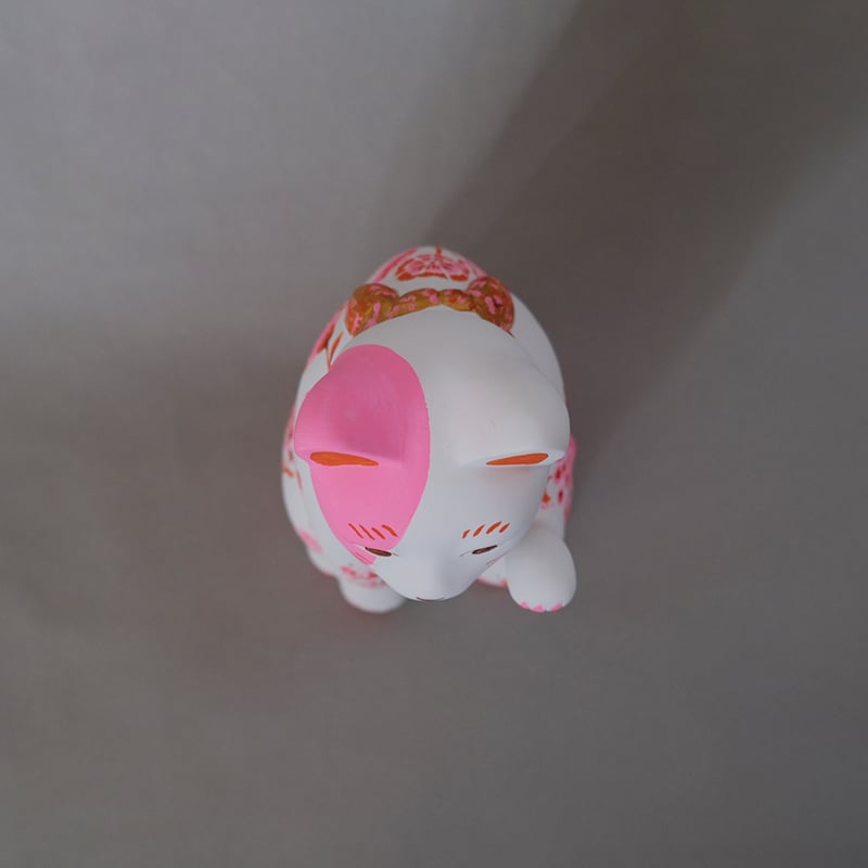 まねき猫作品「ときめきの猫」(L)【中川彩香】 | Place where you meet