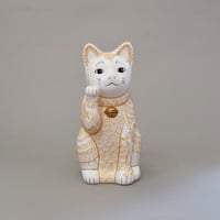 まねき猫「Lucky cat_gold 2」(M)【Sheetal】