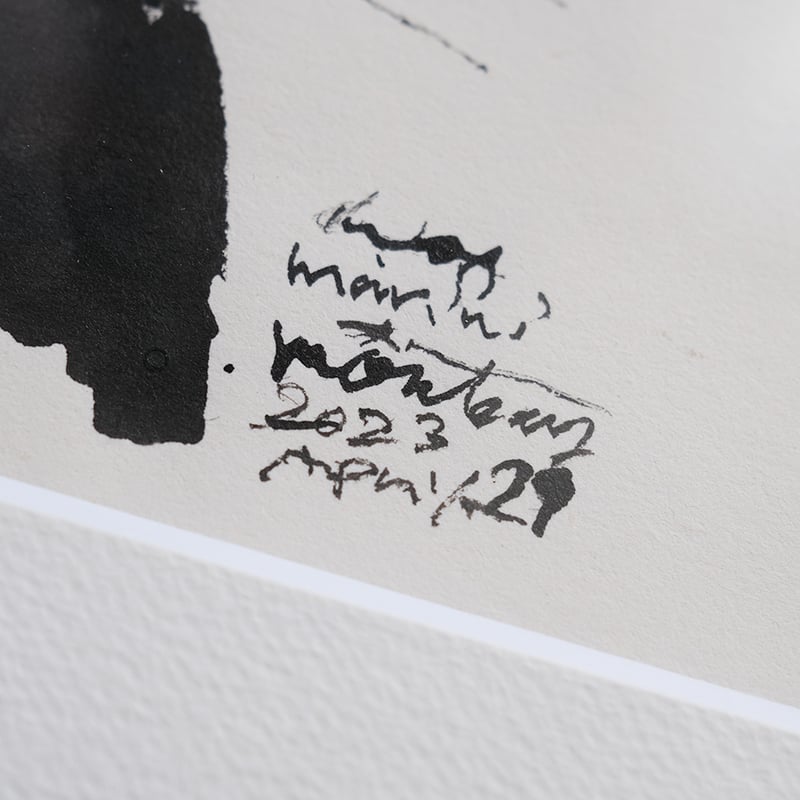 黒猫　絵画　イラスト　ドローイング 猫 原画 絵画 イラスト ドローイング ペット 現代アート ねこ