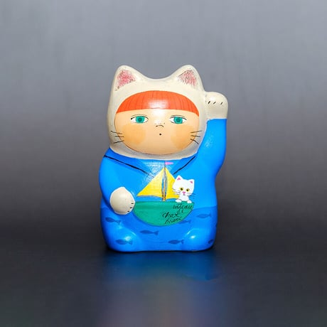 まねき猫作品「Yacht cat」(S)【marini＊monteany】
