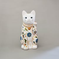 まねき猫「Lucky cat_flower」(L)【Sheetal】
