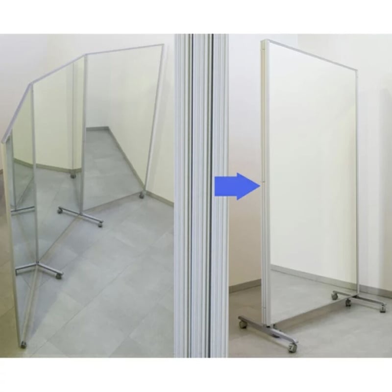 大型ミラー 大型三面鏡 2700×1800 全身鏡 ダンスミラー