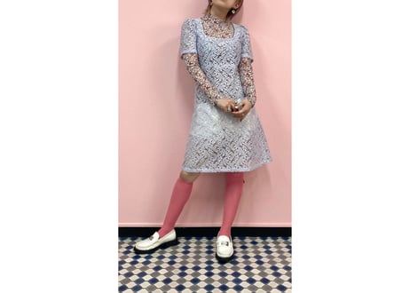 Lavender lace dress