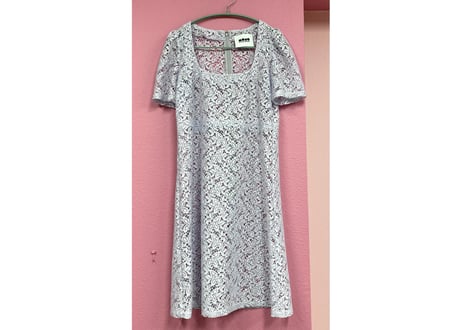 Lavender lace dress