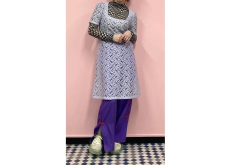 Lavender lace dress