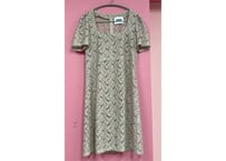 Mocha lace dress