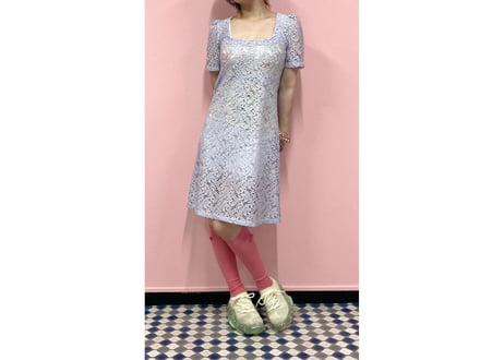 Lavender lace dress