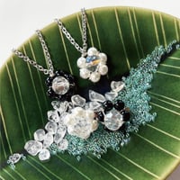 キット お花のネックレス＆ブローチ
