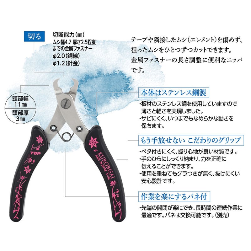 ファスナーニッパ | KUROBISAI 公式オンラインショップ