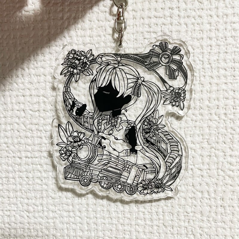 ミリシタ切り絵風アクリルキーホルダー 箱崎星梨花 | Fragile