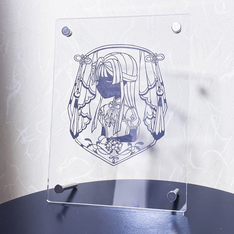 ミリシタ全員切り絵化計画 切り絵原画 最上静香 | Fragile Fragment