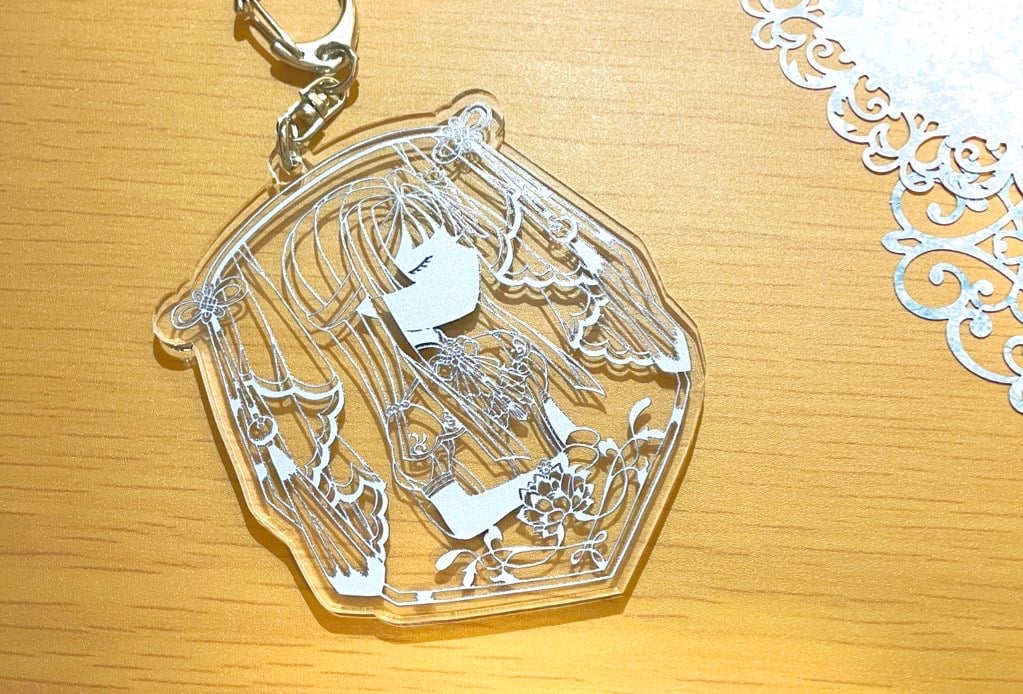 ミリシタ切り絵風アクリルキーホルダー 最上静香 | Fragile Fragment