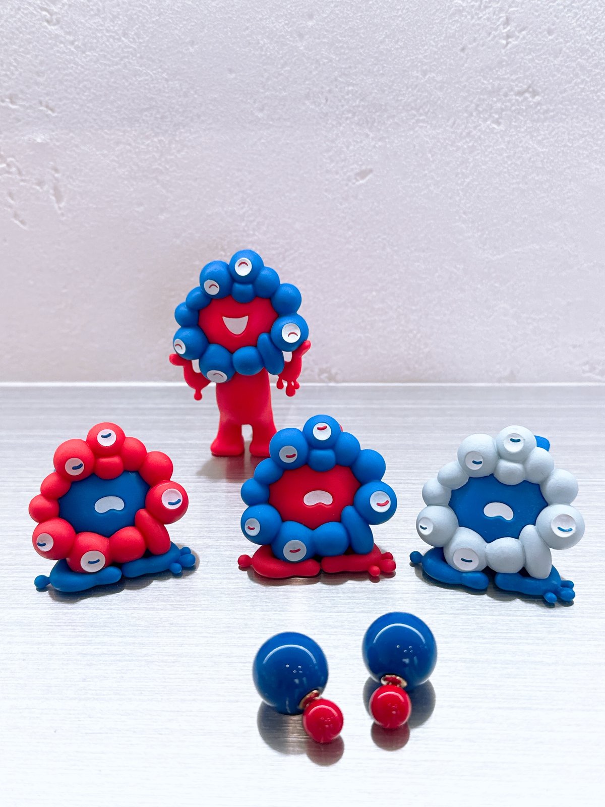 ミャクミャクピアス　ミャクミャクパーツ ミャクミャクカラー3wayピアス | MAPI LABO STORE