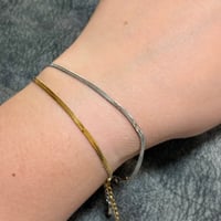 スネークチェーン　ブレスレット