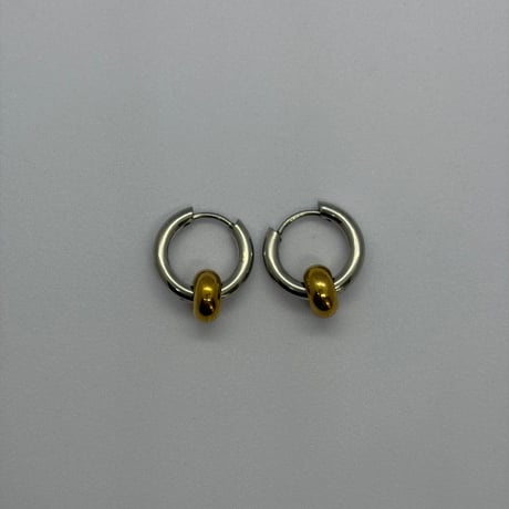 2way ミニフープピアス
