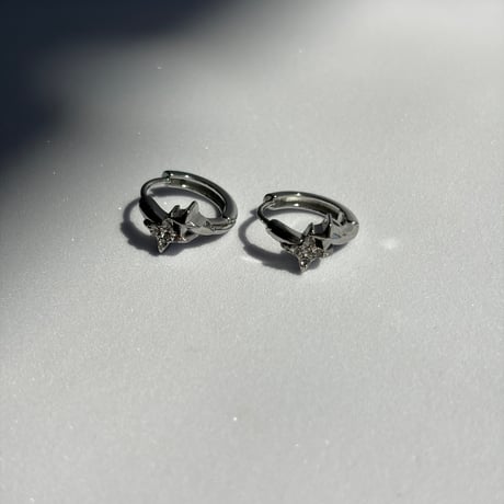 トゥインクルスター　フープピアス