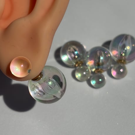 オーロラ　ボールピアス