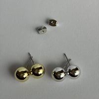 メタルボールピアス　10mm