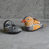 オシドリの置物