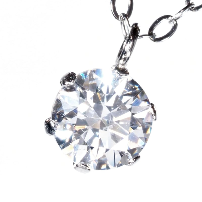 プラチナ 900 一粒 ダイヤモンド ネックレス 0.4ct pt900 プラチナ 900 一粒 ダイヤモンド ネックレス 0.4ct pt900