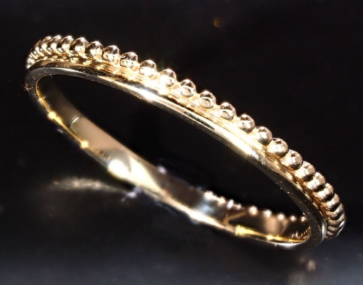 厳選10金イエローゴールド リング 指輪 国内生産品 K10 (刻印有 2  