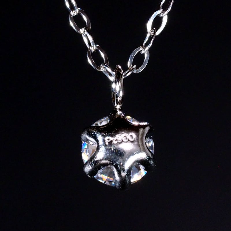 プラチナ 900 一粒 ダイヤモンド ネックレス 0.1ct pt900 プラチナ 900 一粒 ダイヤモンド ネックレス 0.1ct pt900