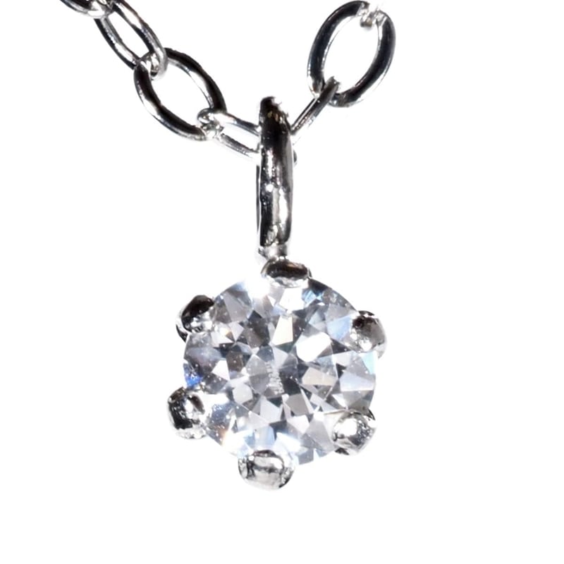 プラチナ 900 一粒 ダイヤモンド ネックレス 0.1ct pt900 プラチナ 900 一粒 ダイヤモンド ネックレス 0.1ct pt900
