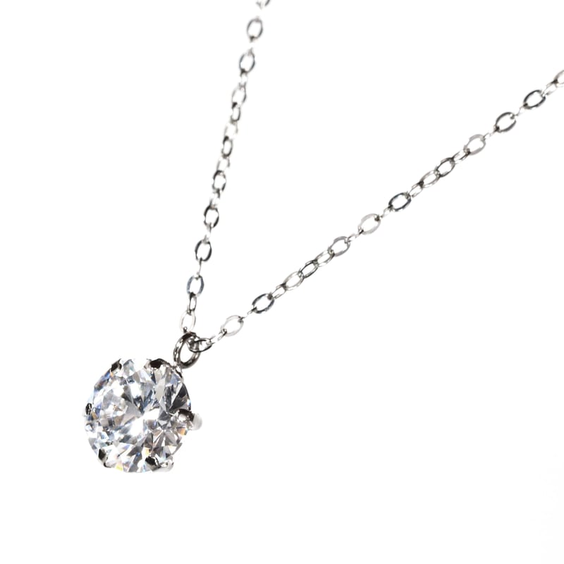 プラチナ 900 一粒 ダイヤモンド ネックレス 大粒 1ct pt900 | Redington