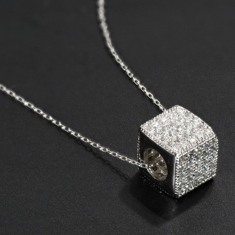 プラチナ製 ダイヤモンド ネックレス 国内生産品 厳選 pt850 ( 刻印有 