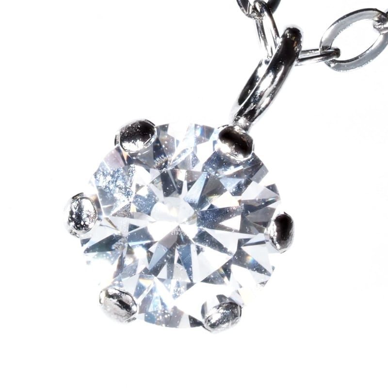 約45mmチェーンサイズ長さプラチナダイヤモンドネックレス D1.50ct Pt900 6.6g 〜44cm