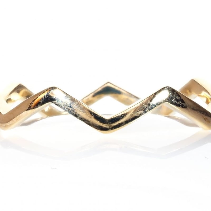 厳選10金イエローゴールド リング 指輪 国内生産品 K10 (刻印有 1 9  