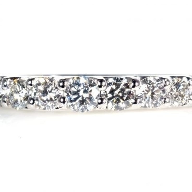 厳選 天然 ダイヤモンド エタニティ リング 指輪 0.5ct pt900 国内生産 