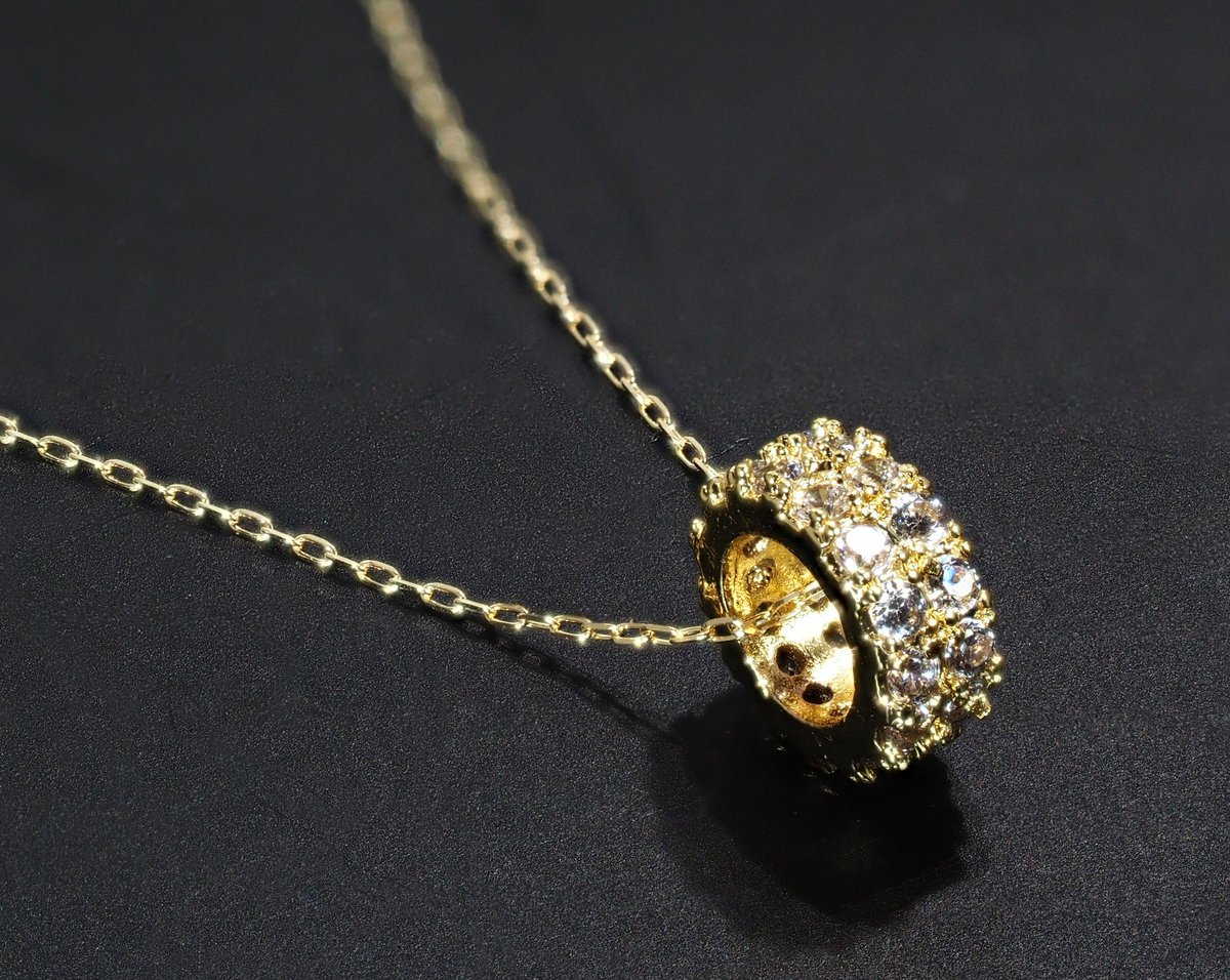18金製 フル エタニティ ダイヤモンド ネックレス 国内生産品 厳選 K18 