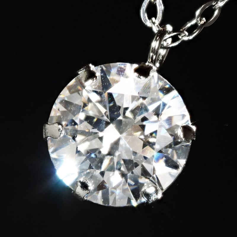 プラチナ 900 一粒 ダイヤモンド ネックレス 大粒 1ct pt900 | Redington