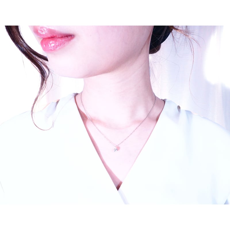 Pt 900 ダイヤモンド 0.15 ct ネックレス Classic CHESS pt900 プラチナ ダイヤモンド ダイヤ ネックレス