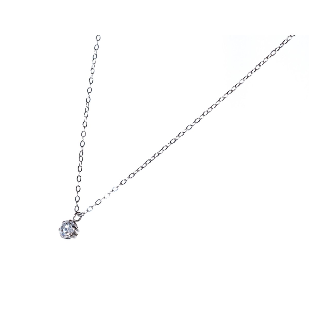プラチナ 900 一粒 ダイヤモンド ネックレス 0.3ct pt900 | Redington